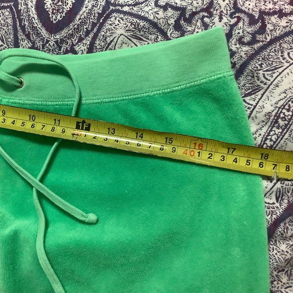 Juicy Couture Terry pants 32 x 30 crochet trim zip up hoodie tracksuit - Picture 13 of 16